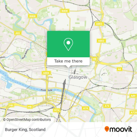 Burger King map