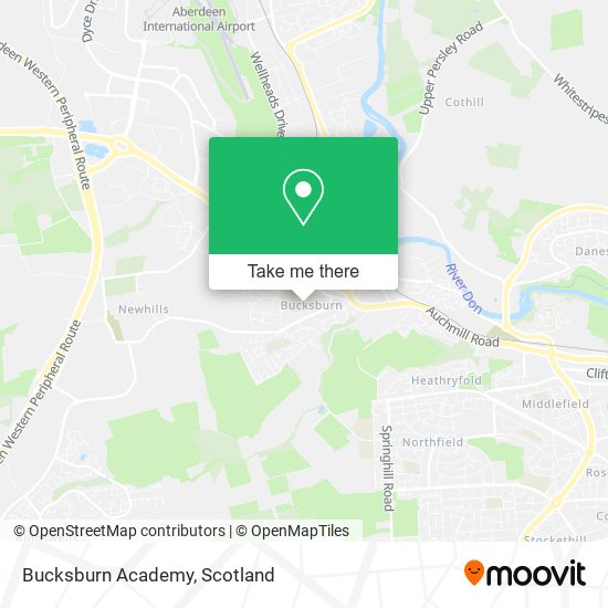 Bucksburn Academy map