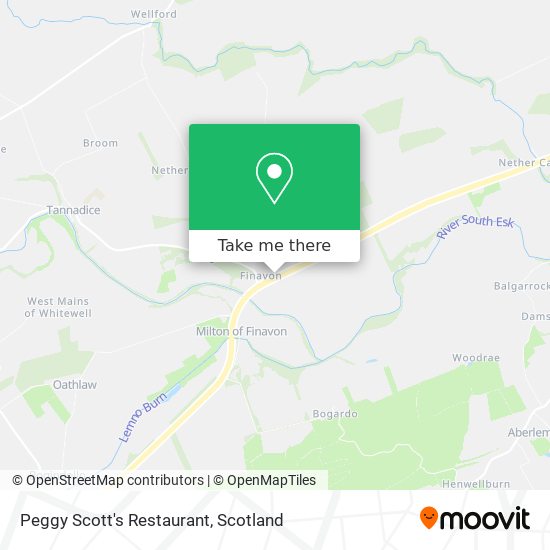 Peggy Scott's Restaurant map