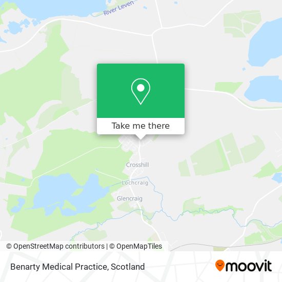 Benarty Medical Practice map