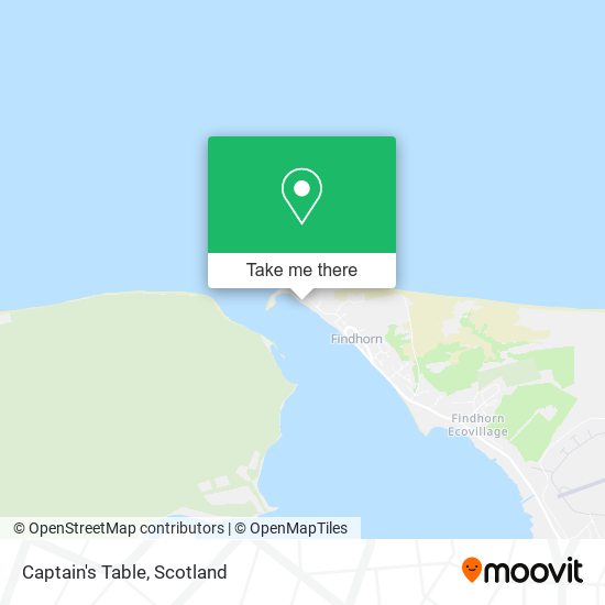 Captain's Table map