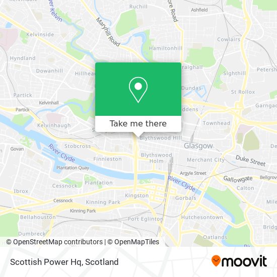 Scottish Power Hq map