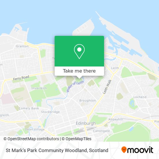 St Mark's Park Community Woodland map