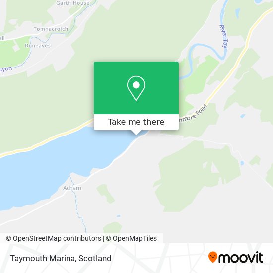 Taymouth Marina map