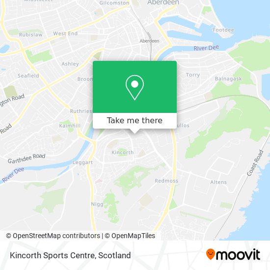 Kincorth Sports Centre map