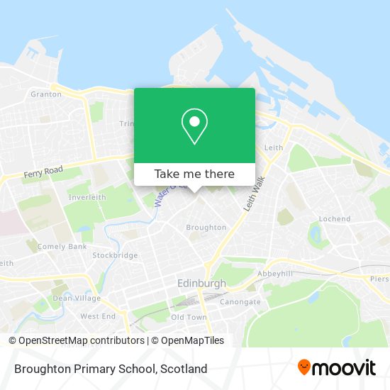 Broughton Primary School map