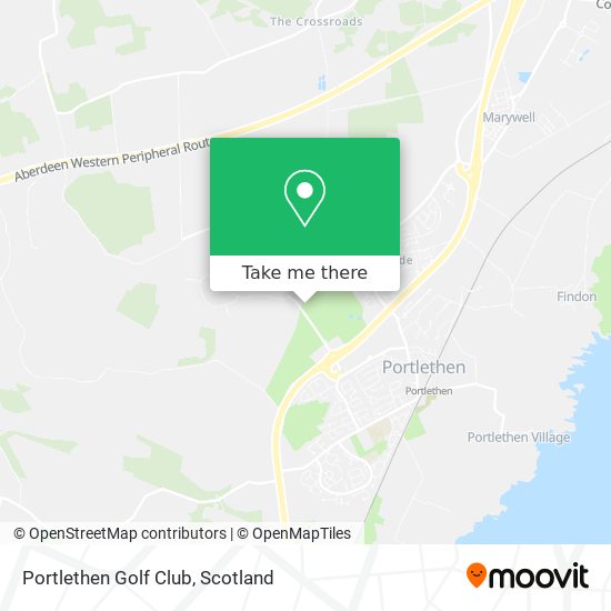 Portlethen Golf Club map