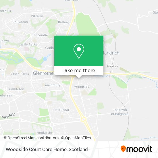 Woodside Court Care Home map