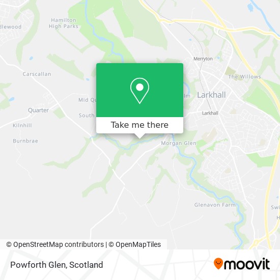 Powforth Glen map