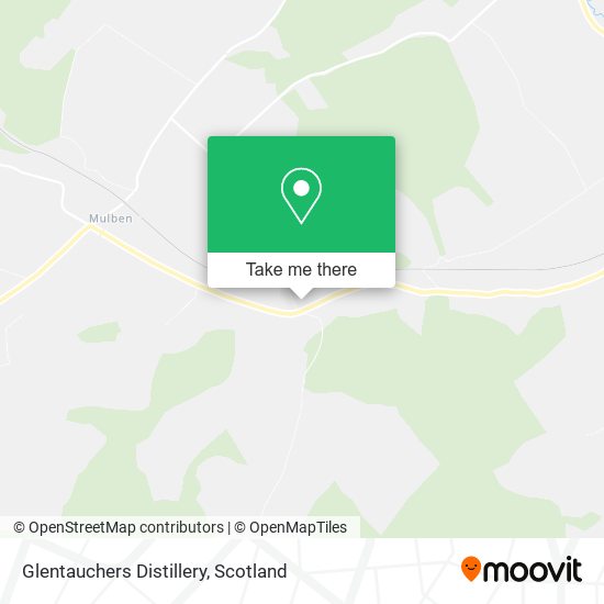 Glentauchers Distillery map
