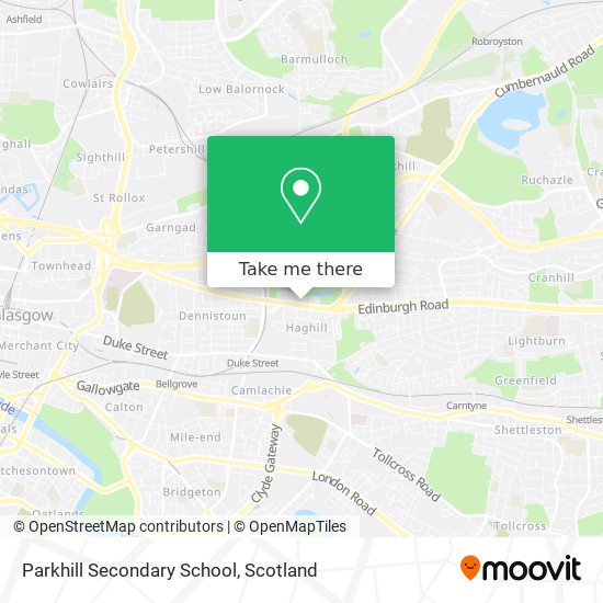 Parkhill Secondary School map