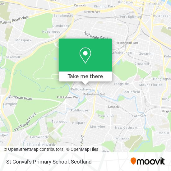 St Conval's Primary School map