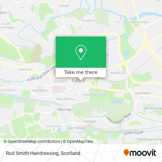 Rod Smith Hairdressing map