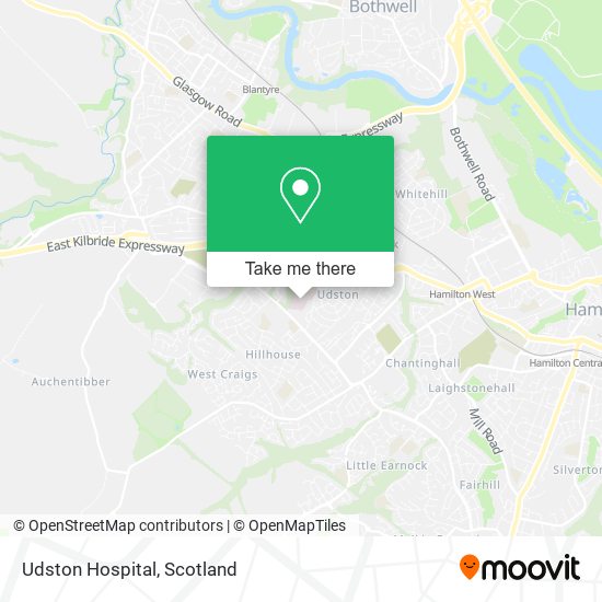 Udston Hospital map