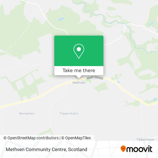 Methven Community Centre map