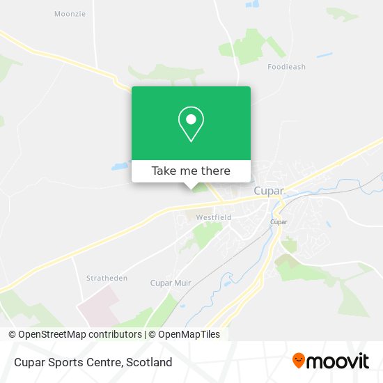 Cupar Sports Centre map