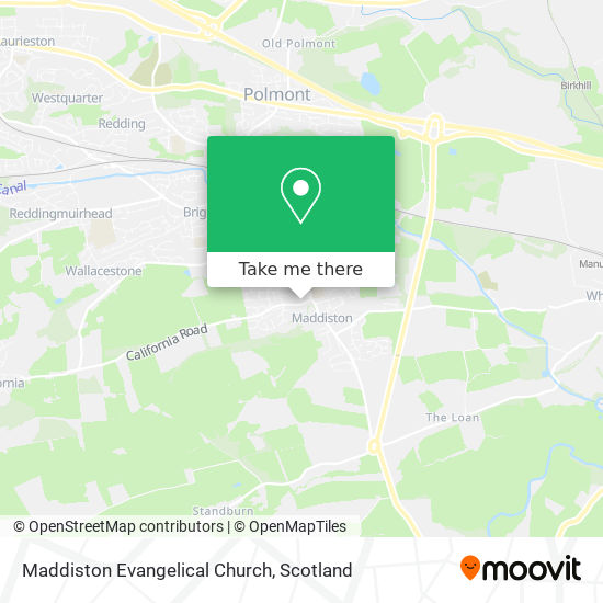 Maddiston Evangelical Church map