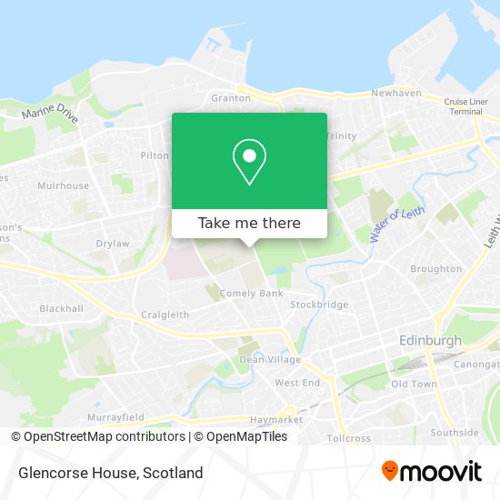 Glencorse House map