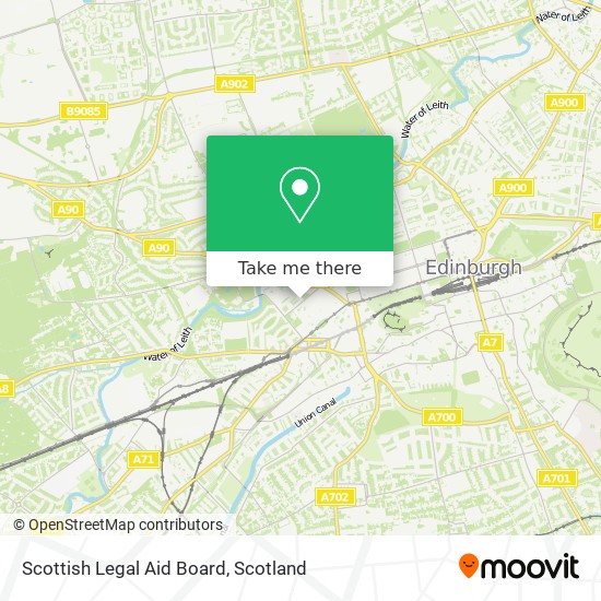 Scottish Legal Aid Board map