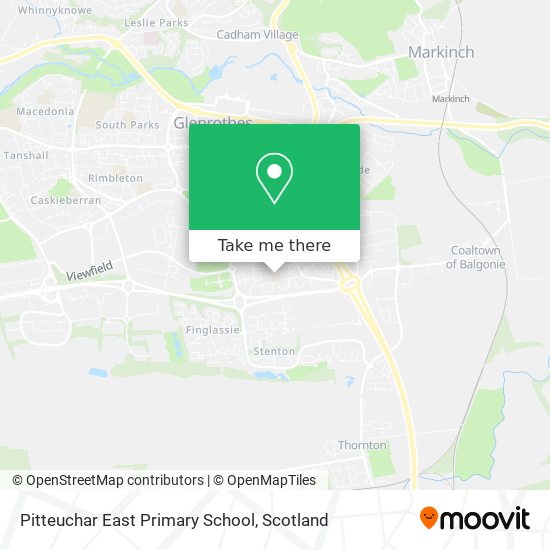 Pitteuchar East Primary School map