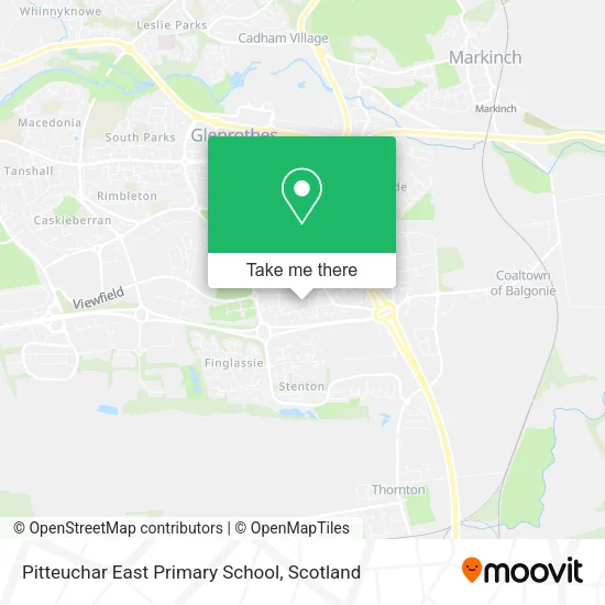 Pitteuchar East Primary School map
