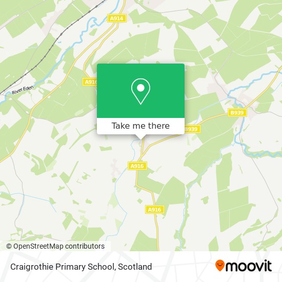 Craigrothie Primary School map