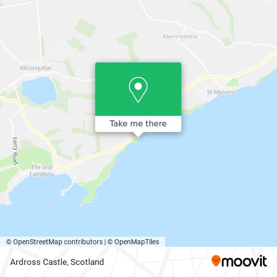 Ardross Castle map