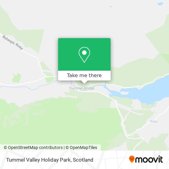 Tummel Valley Holiday Park map