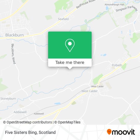 Five Sisters Bing map