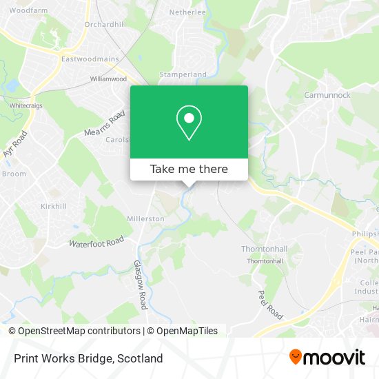 Print Works Bridge map