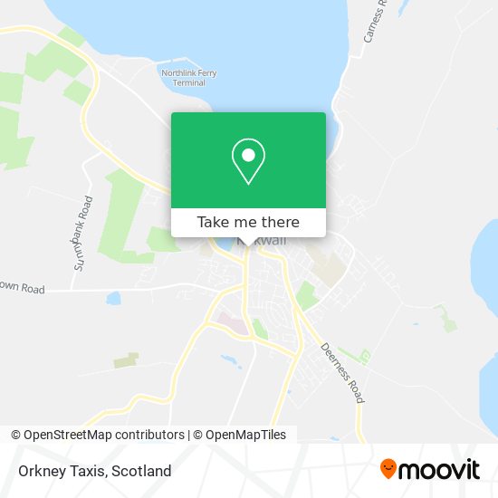Orkney Taxis map