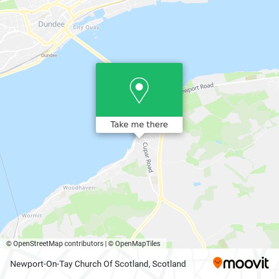 Newport-On-Tay Church Of Scotland map