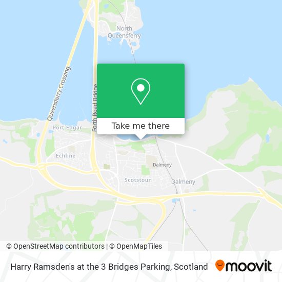 Harry Ramsden's at the 3 Bridges Parking map