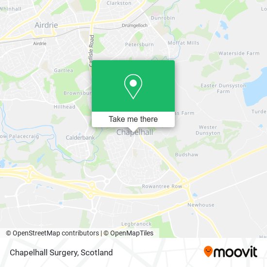 Chapelhall Surgery map