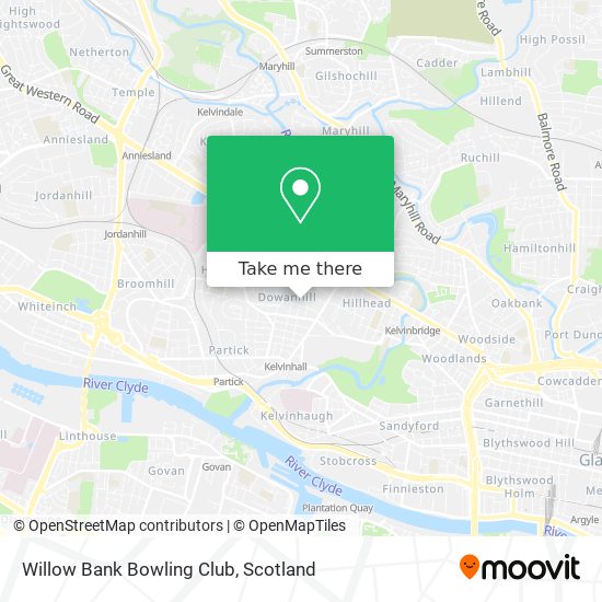 Willow Bank Bowling Club map