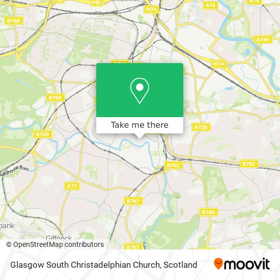 Glasgow South Christadelphian Church map