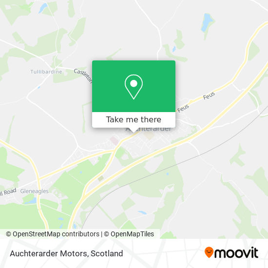 Auchterarder Motors map