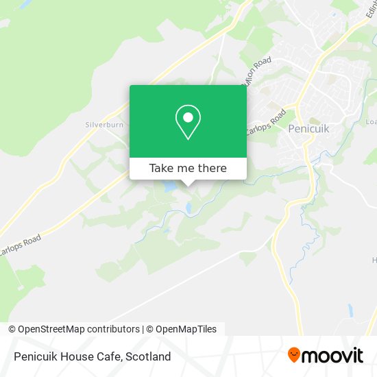 Penicuik House Cafe map