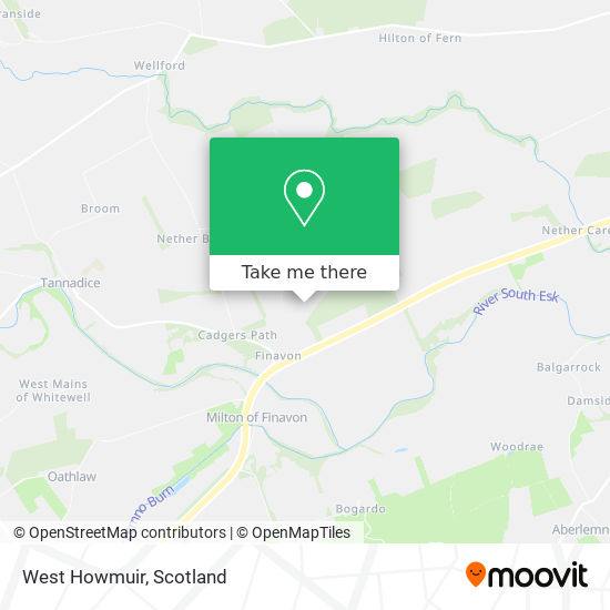 West Howmuir map