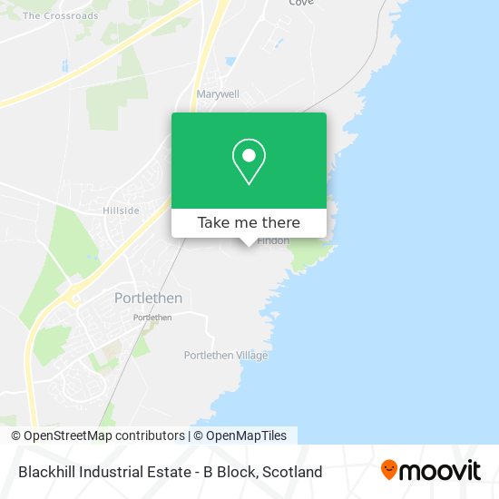 Blackhill Industrial Estate - B Block map