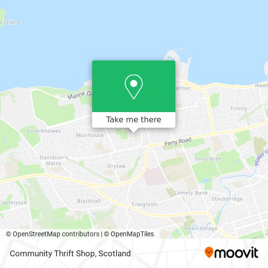 Community Thrift Shop map