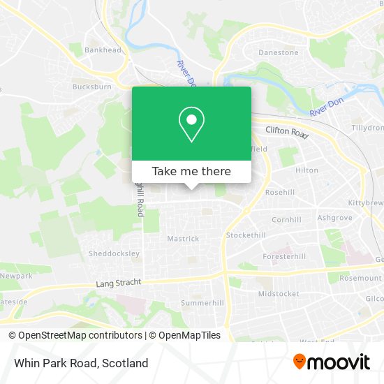 Whin Park Road map