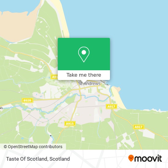 Taste Of Scotland map