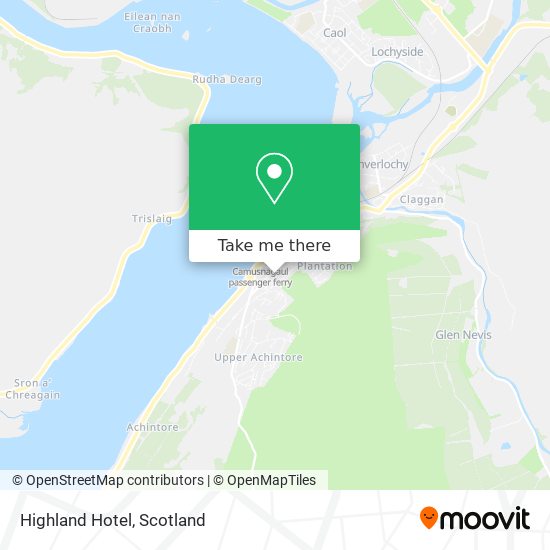 Highland Hotel map