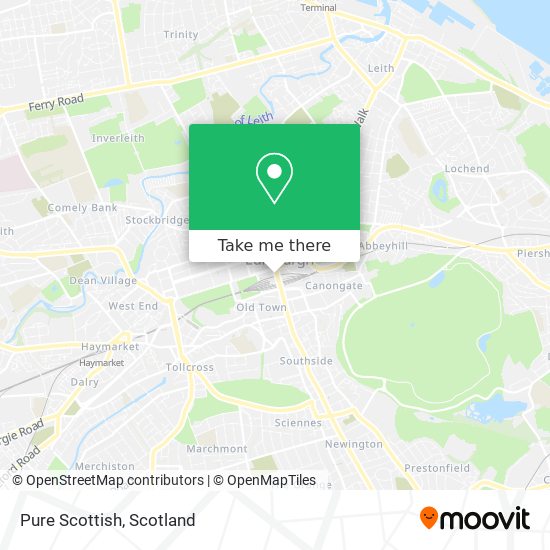 Pure Scottish map