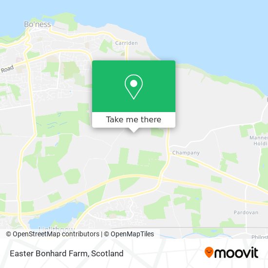 Easter Bonhard Farm map