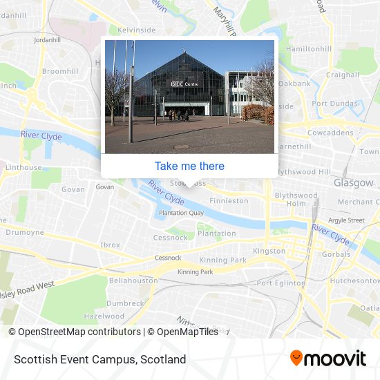 Scottish Event Campus map