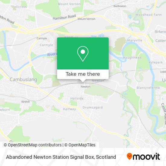 Abandoned Newton Station Signal Box map