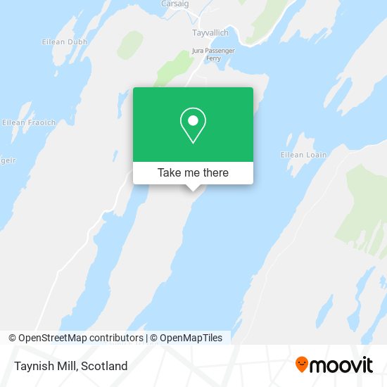 Taynish Mill map