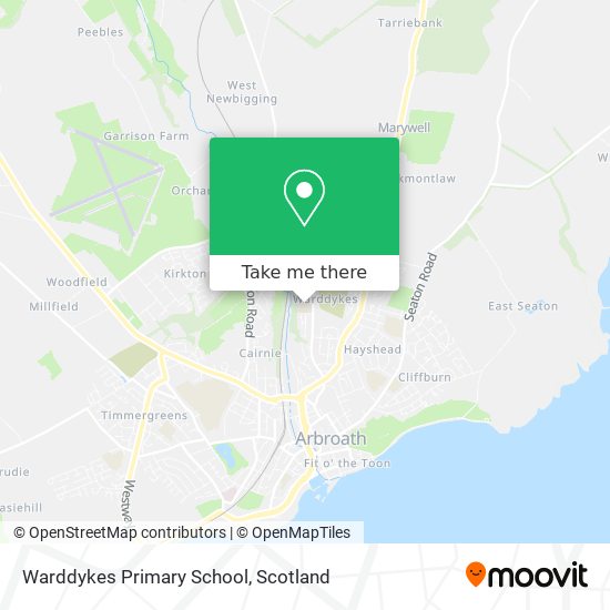 Warddykes Primary School map